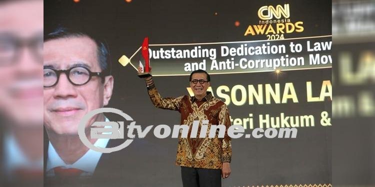 Terima Penghargaan CNN Indonesia Awards, Yasonna H Laoly : Ini Betul-betul Surprise dan Membanggakan