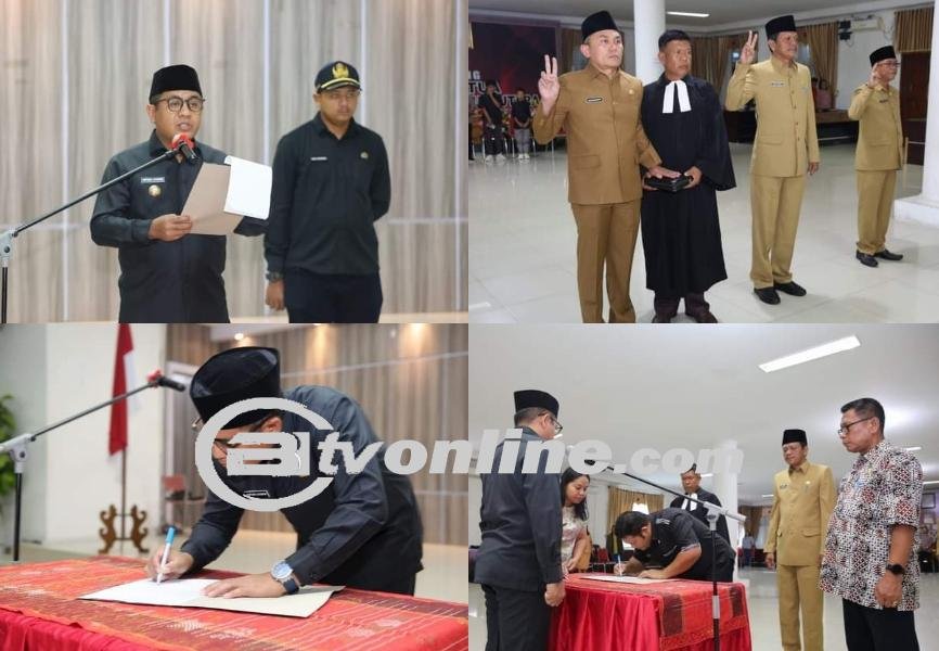 Pj Bupati Tapanuli Utara Lantik Pejabat Eselon II