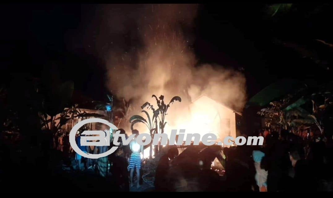 Si Jago Merah Hanguskan Satu Unit Rumah Di Muaro Jambi Hingga Rata Dengan Tanah