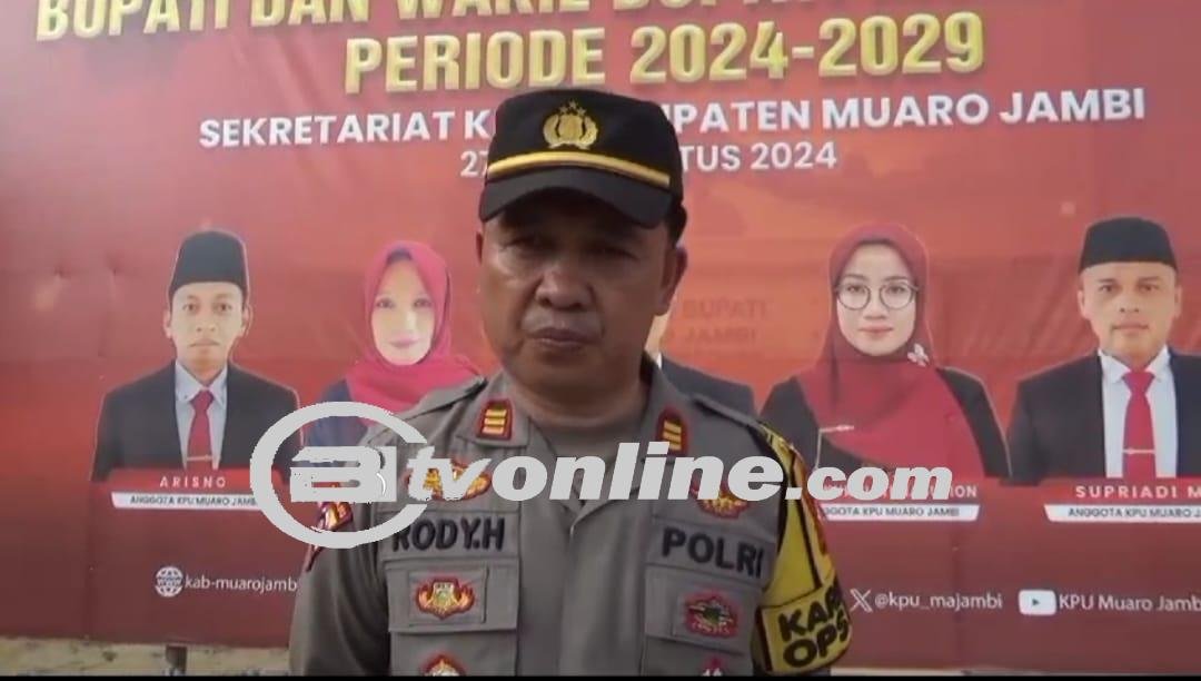 Kabag Ops Polres Muaro Jambi Tekankan Pentingnya Tertib Lalu Lintas Selama Pendaftaran Bacaleg 2024