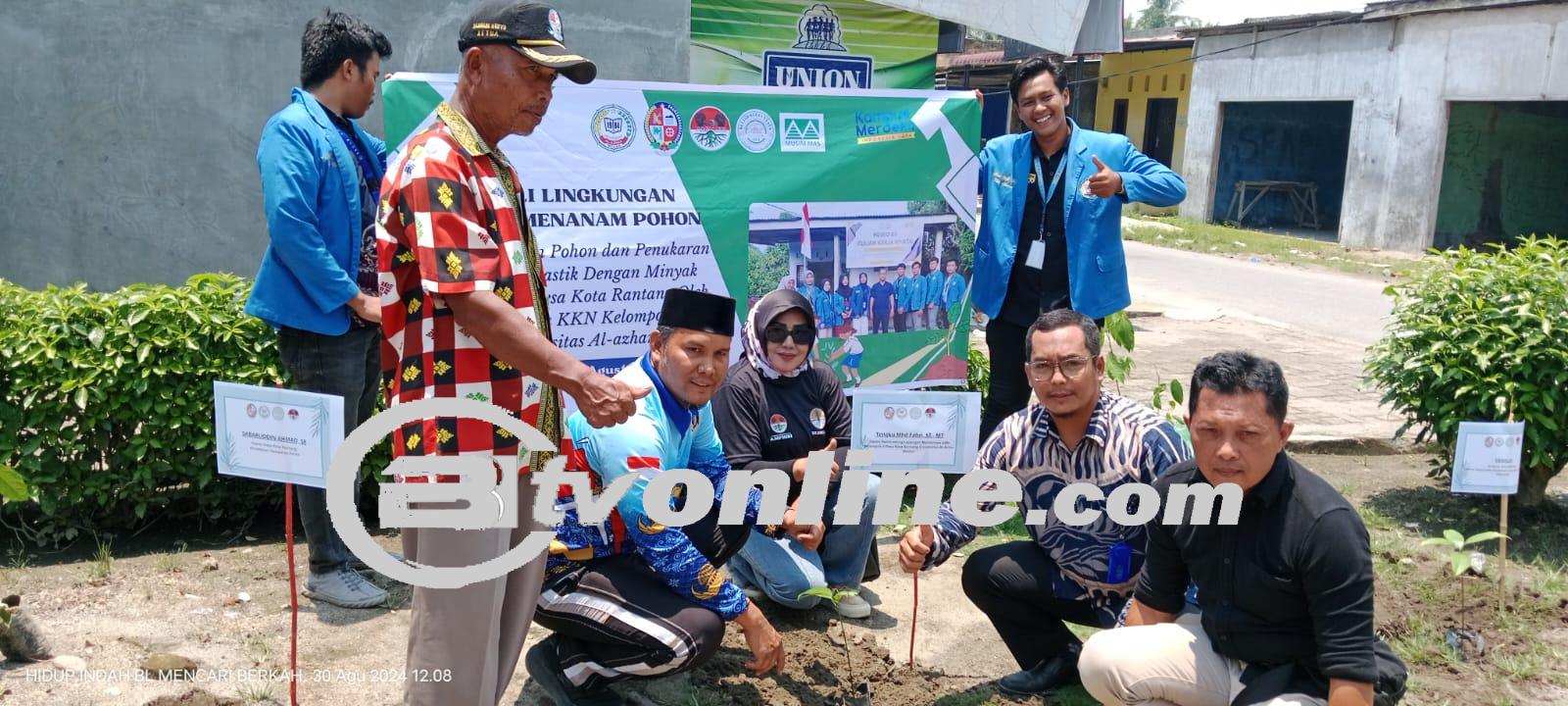 Peringati HUT AMPHIBI Ke 8, Bersama Mahasiswa Al- Azhar Medan dan Pemdes  Sukses Gelar Sosialisasi, Bantuan Bibit dan Penanaman Pohon di Desa Kota Rantang Hamparan Perak