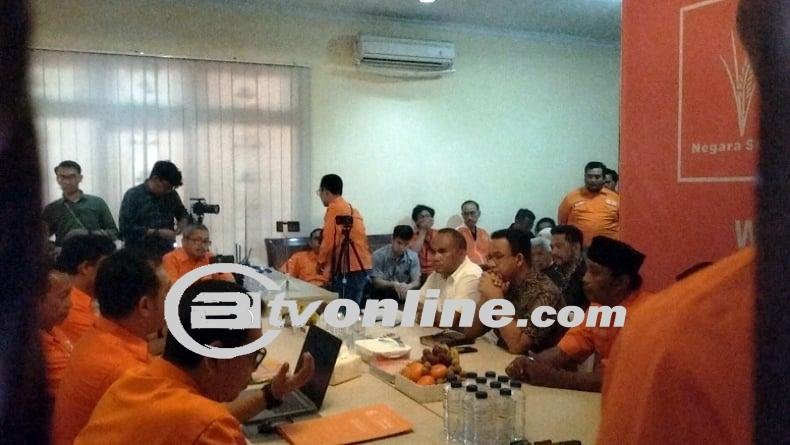 Anies Baswedan Kunjungi Posko Pemenangan Partai Buruh di Jakarta Selatan Menjelang Pilgub Jakarta 2024