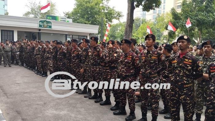 Banser Siaga 24 Jam, Tindak Tegas Demonstrasi di Depan Kantor PBNU