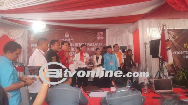 KPU Kota Medan Resmi Tetapkan Tiga Pasangan Calon di Pilwalkot 2024