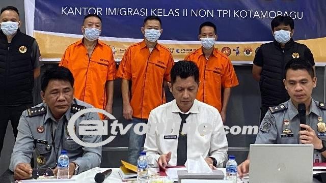 WN China Ditangkap di Sulut: Gunakan Visa Kunjungan untuk Kerja Sebagai Penguji Sampel Tambang