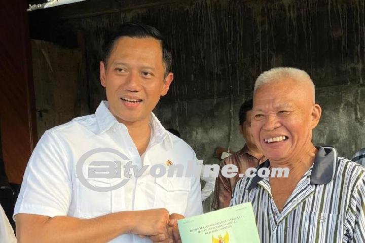 Program Pendaftaran Tanah Sistematis Lengkap (PTSL) Capai 97,8 Persen Target Tahun 2024