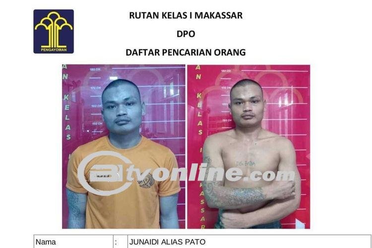 Narapidana Kasus Pencurian Kabur dari Rutan Kelas I Makassar, Pengejaran Masih Berlangsung