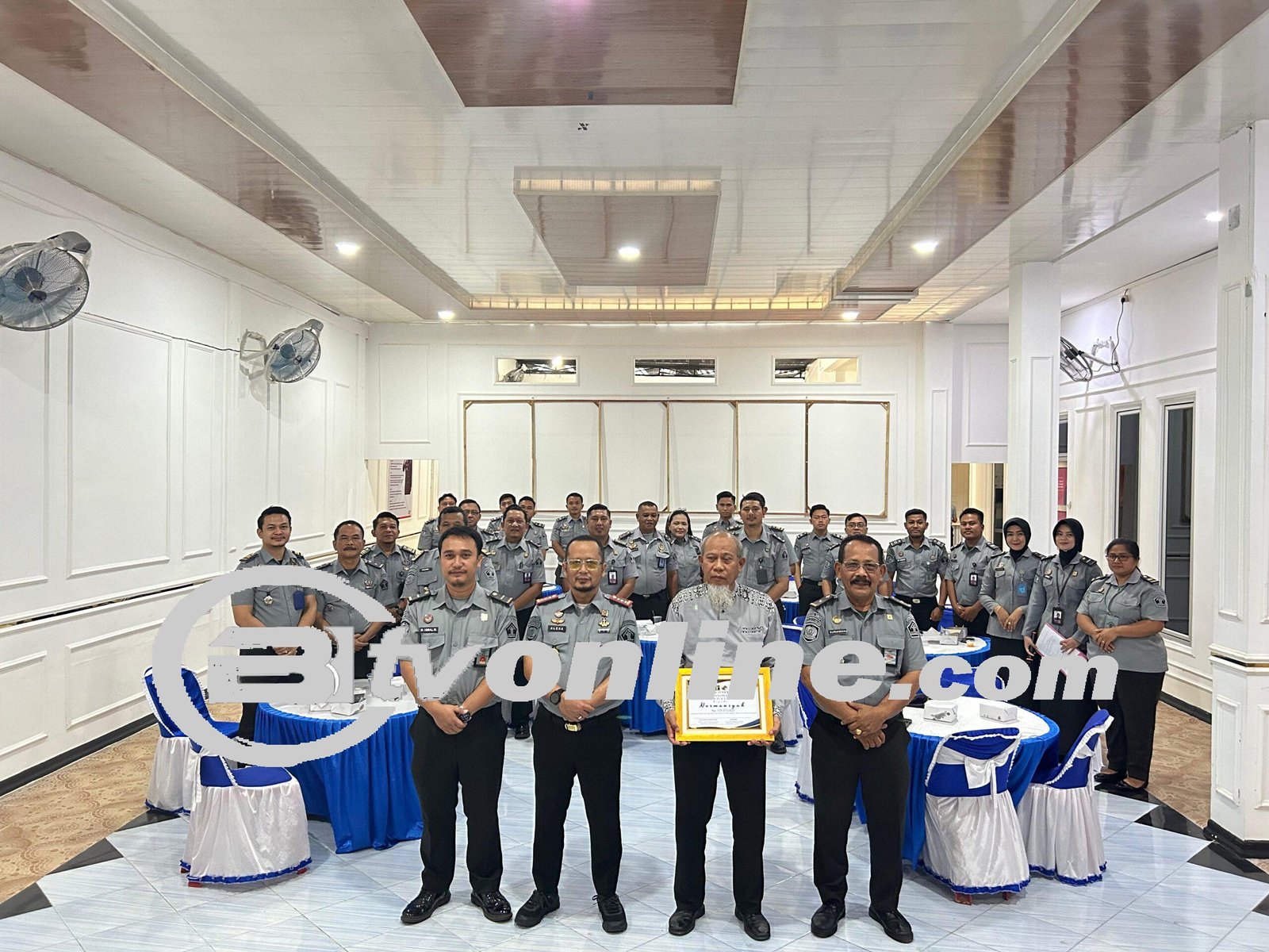 Suasana Haru di Lapas Labuhan Ruku, Purnabakti Karyawan Dilepas dengan Penuh Rasa Terima Kasih