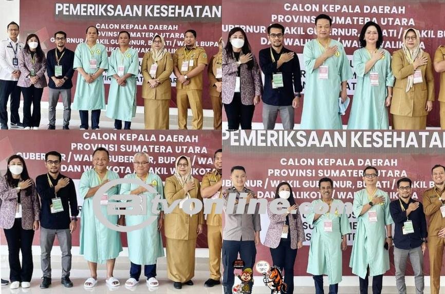 Hasil Pemeriksaan Kesehatan Bakal Paslon Bupati/Wakil Bupati Humbahas Tahun 2024