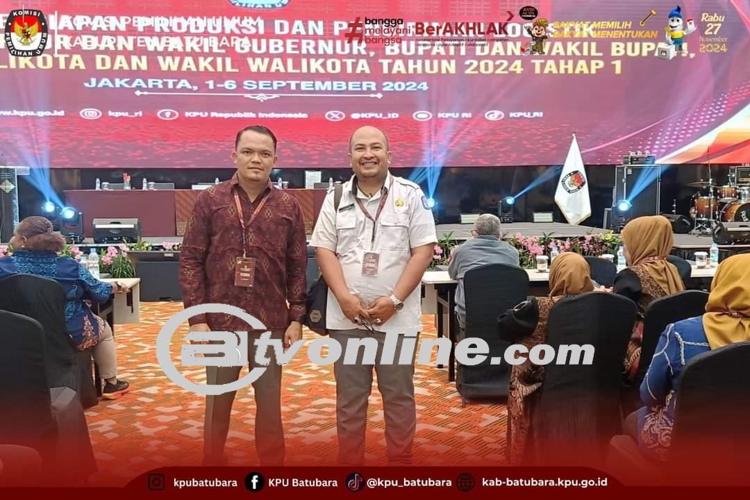 KPU Batu Bara Hadiri Rapat Persiapan Produksi dan Pengiriman Logistik Pilkada 2024 di Jakarta