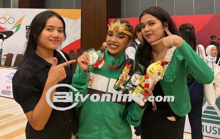 Atlet “Sport Dance” Humbahas Tiara Ayu Lestari Pasaribu Raih Medali Perak di PON XXI