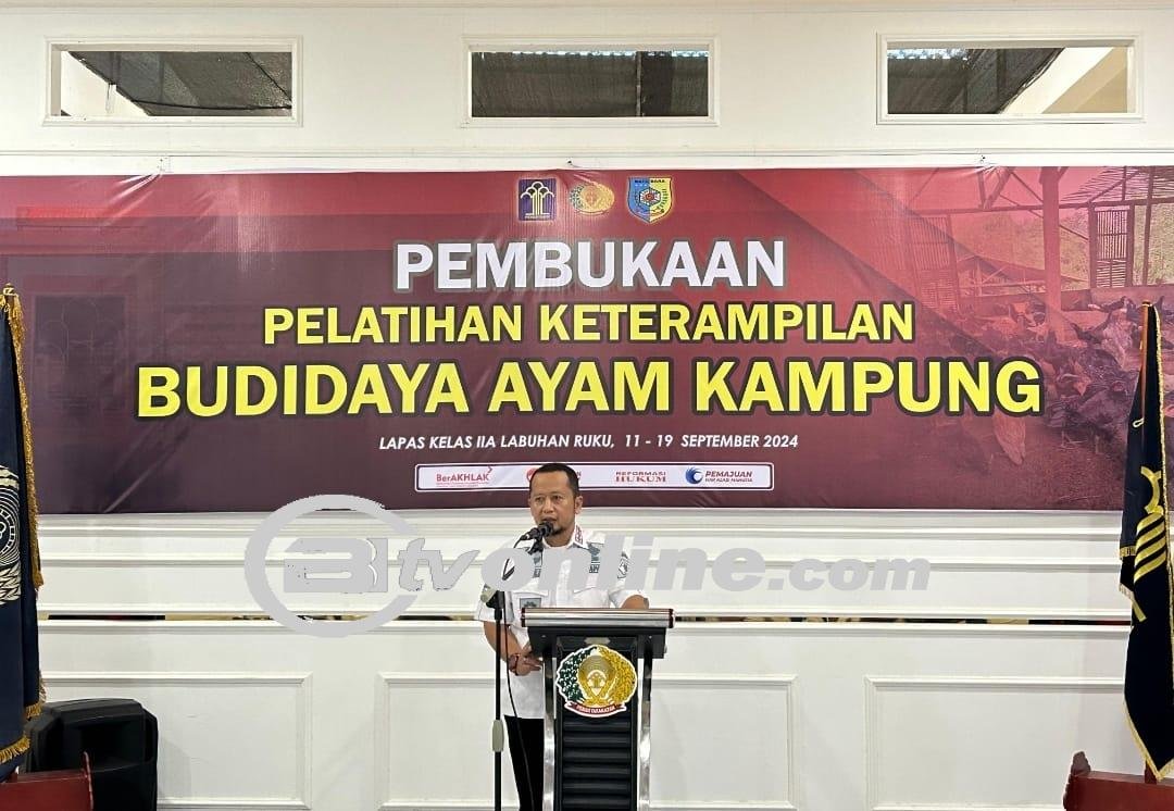 Kepala Lapas Labuhan Ruku Gelar Pelatihan Budidaya Ayam Kampung Untuk Tingkatkan Keterampilan Warga Binaan