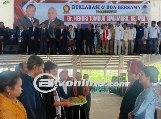 Deklarasi Dan Doa Bersama Hendri Tumbur Simamora-Yanto Sihotang Berlangsung Hikmad