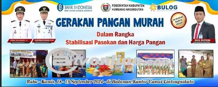 Pemkab Humbahas Gelar GPM di Halaman Kantor Camat Lintongnihuta