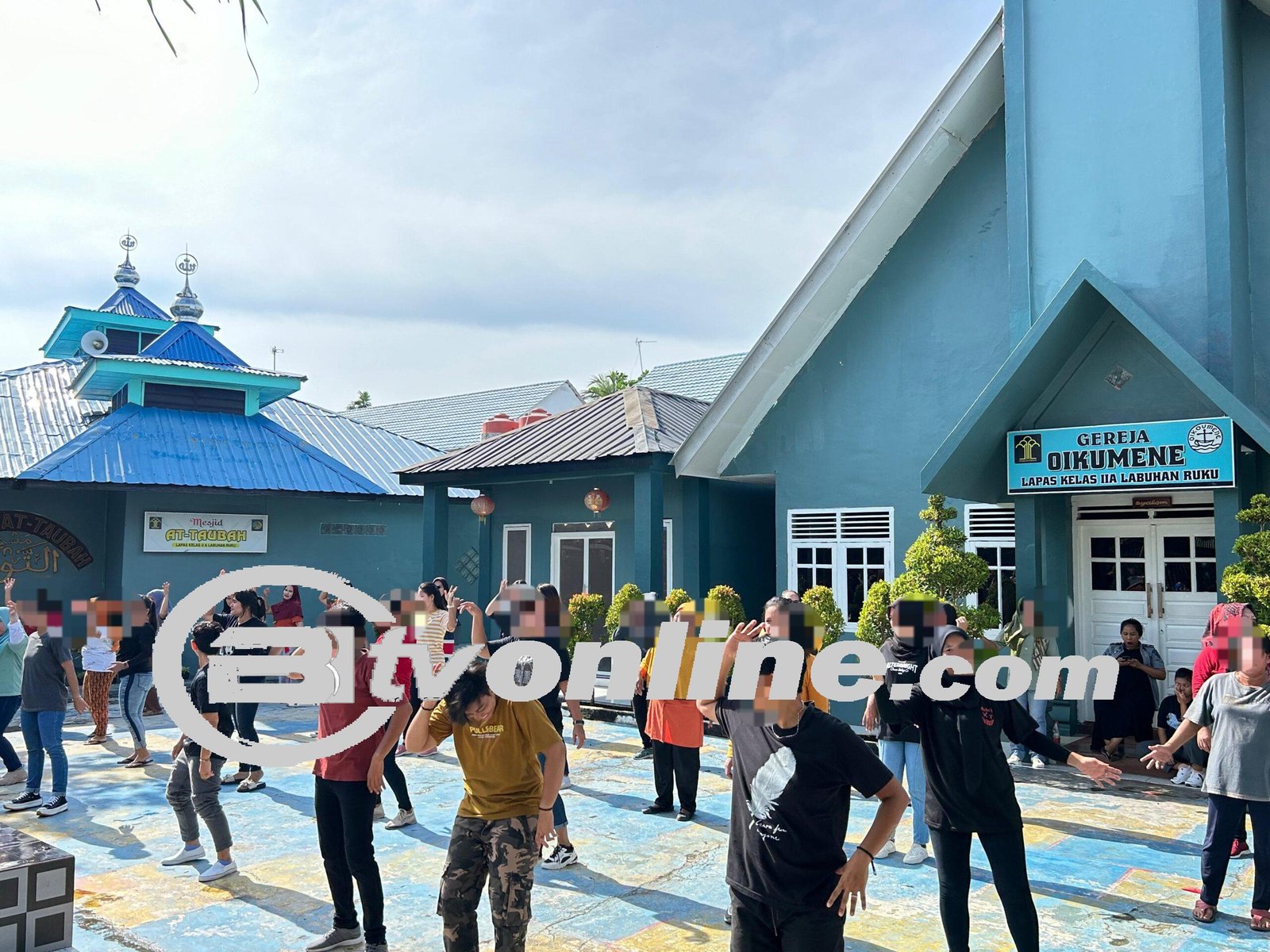 Lapas Kelas IIA Labuhan Ruku Batu Bara Adakan Senam Pagi untuk Jaga Kesehatan Warga Binaan