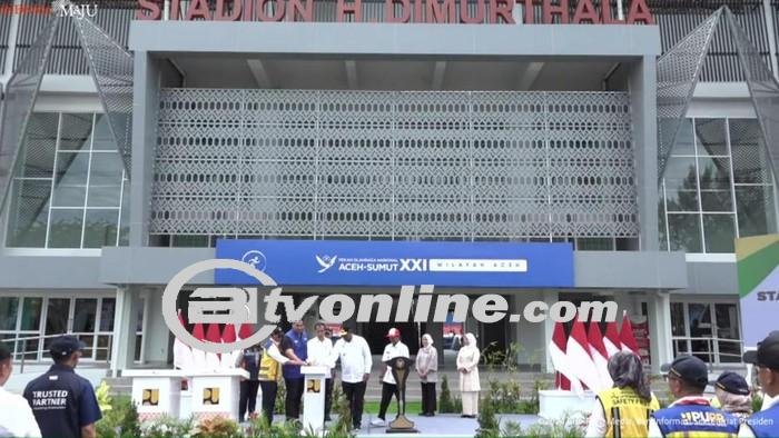 Jokowi Resmikan Rehabilitasi 18 Venue Olahraga untuk PON XXI di Aceh
