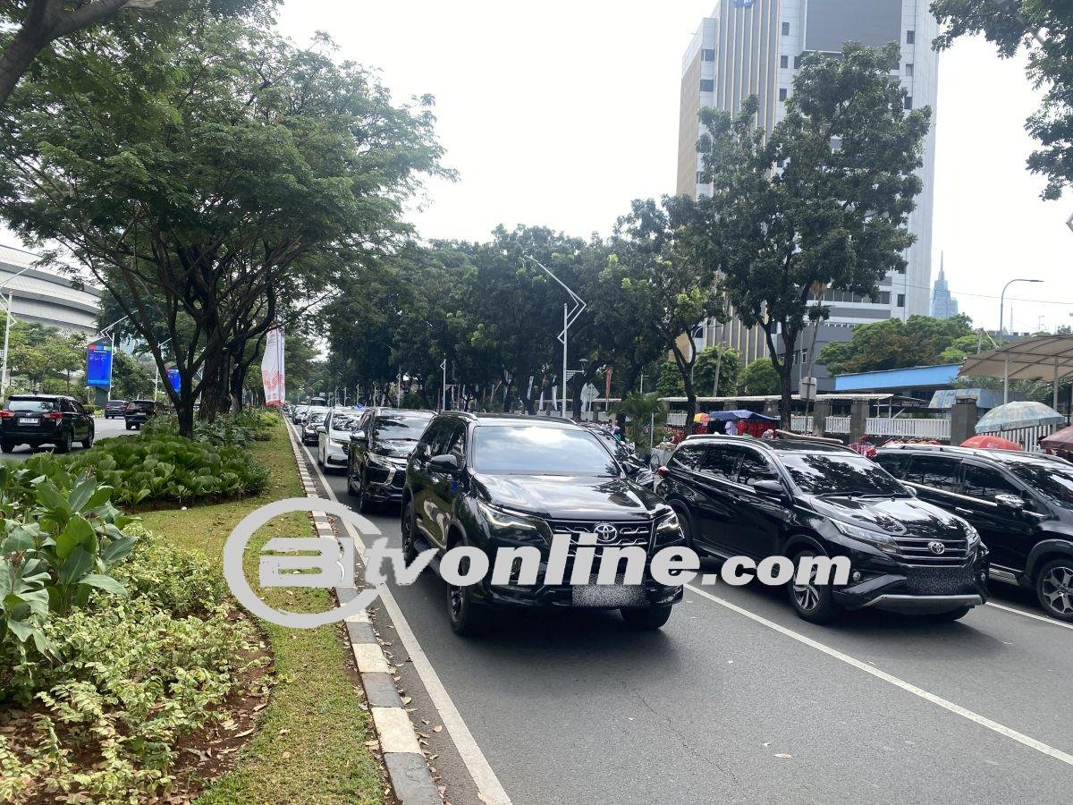 Arus Lalu Lintas Padat Menjelang Laga Timnas Indonesia vs Australia di SUGBK