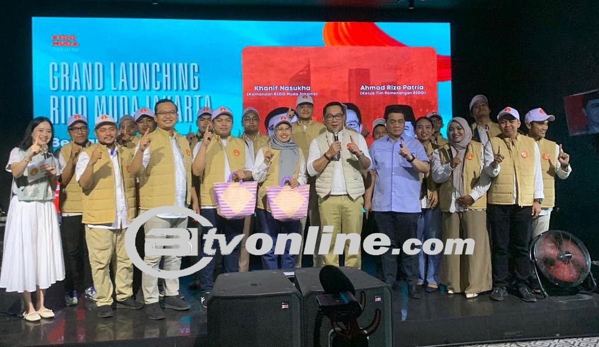 Ridwan Kamil Luncurkan Aplikasi “Keramas Jakarta” dan Dukung Duta Muda Jakarta untuk Hadapi Pilgub 2024