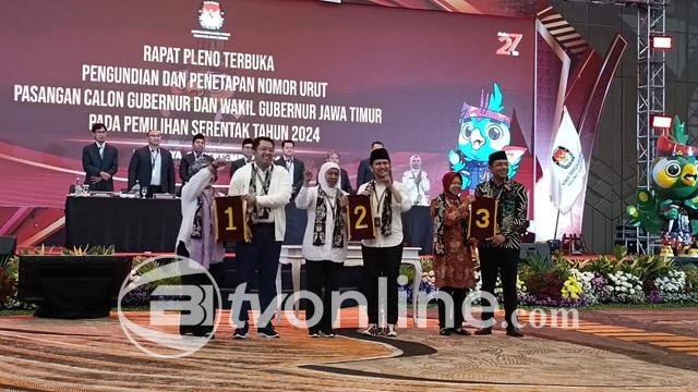 Debat Perdana Pilgub Jatim 2024: Tiga Pasangan Calon Siap Bertarung