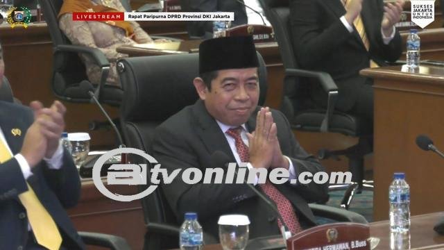 Khoirudin dari PKS Resmi Dilantik sebagai Ketua DPRD DKI Periode 2024-2029