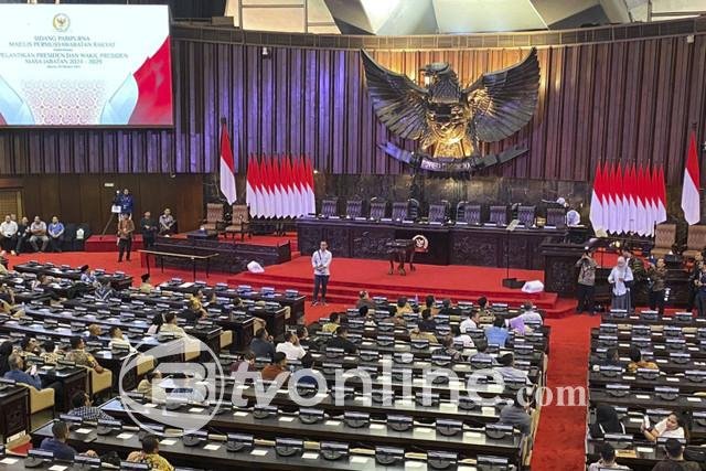 Detik-Detik Gladi Bersih Pelantikan Presiden dan Wapres di Senayan