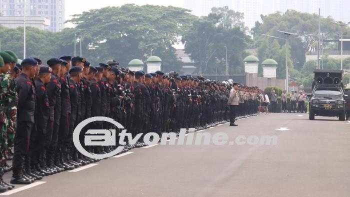 1.758 Personel Gabungan Disiagakan untuk Amankan Aksi Demonstrasi di Jakarta Pusat
