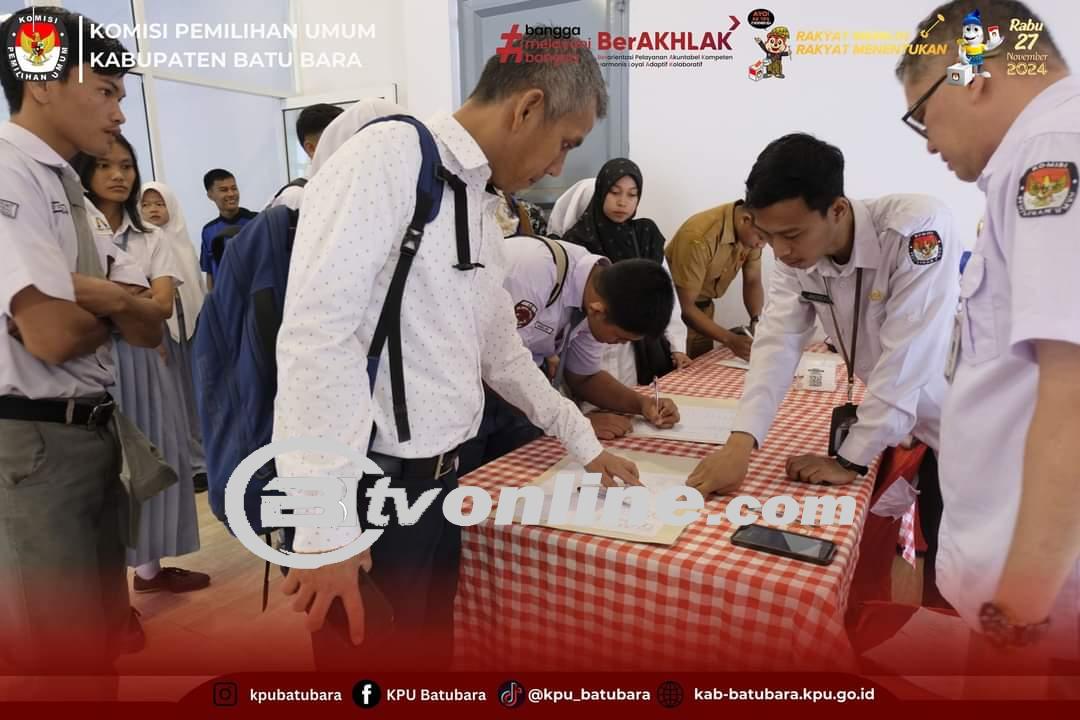 KPU Batu Bara Gelar Sosialisasi Pendidikan Pemilih untuk Gen Z