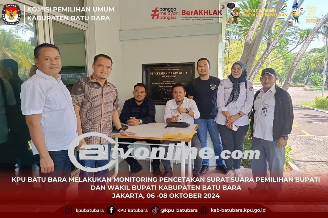 Monitoring Pencetakan Surat Suara KPU Kabupaten Batu Bara: Pastikan Proses Sesuai Aturan