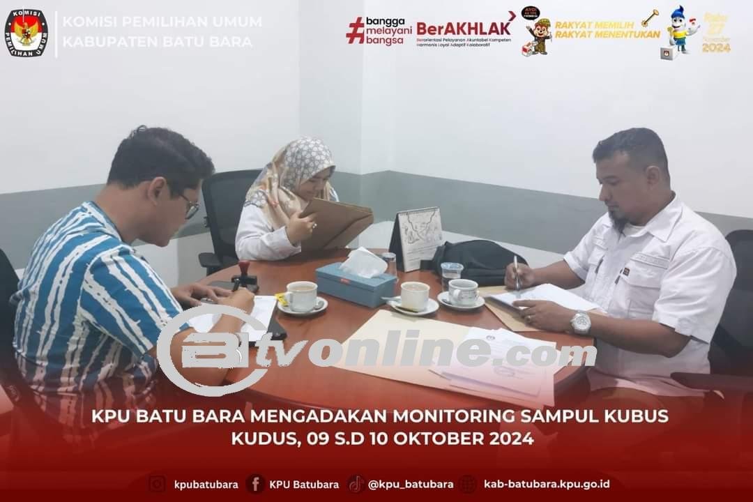 Monitoring Pengadaan Sampul Kudus KPU Kabupaten Batu Bara: Upaya Memastikan Kualitas Pemilu
