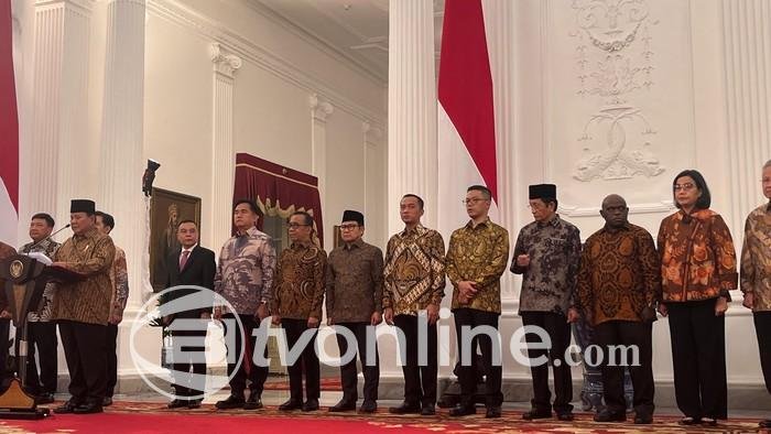 Prabowo Subianto Umumkan Susunan Kabinet Merah Putih