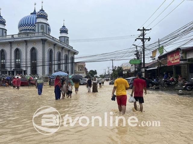 Banjir Terjang Medan, Warga Tanjung Gusta Batal Nyoblos di Hari H Pilkada 2024