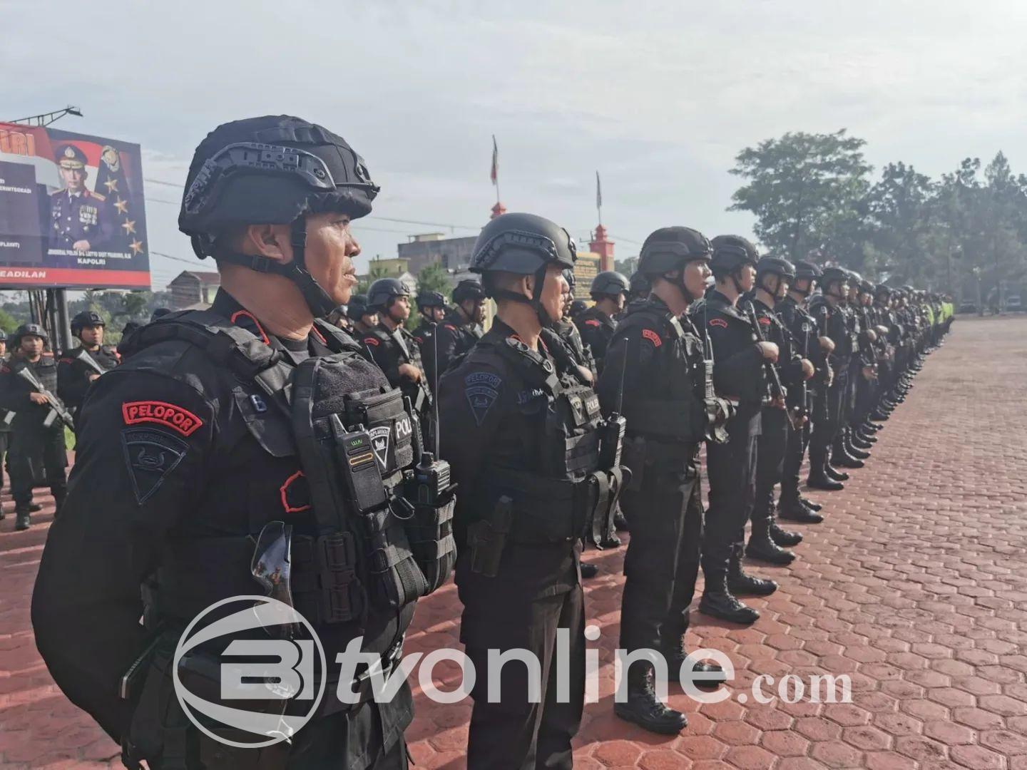 Brimob Polda Sumut Tiba di Dairi untuk Amankan Pilkada 2024 di Beberapa Kabupaten