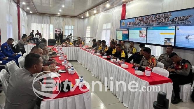 Polda Sumut Siapkan Command Center Canggih untuk Keamanan Aquabike Jetski World Championship 2024 di Danau Toba
