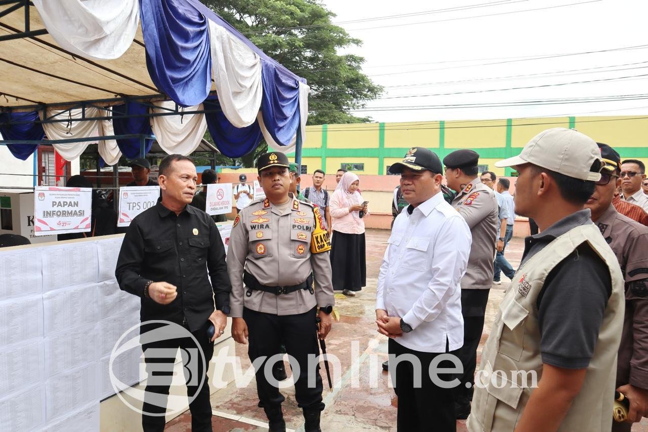 Kapolres Padangsidimpuan Monitoring Langsung Pemungutan Suara Pilkada 2024, Pastikan Keamanan dan Kelancaran