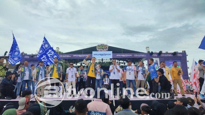 Bobby Nasution dan Surya Tutup Kampanye Akbar di Deli Serdang, Serukan Sumut Lebih Sejahtera