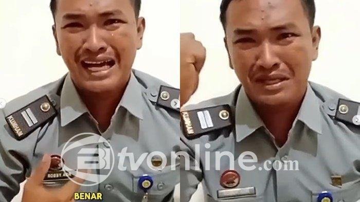 Robby Adriansyah, Petugas Lapas Tanjung Raja, Menangis dan Meminta Keadilan Setelah Dimutasi