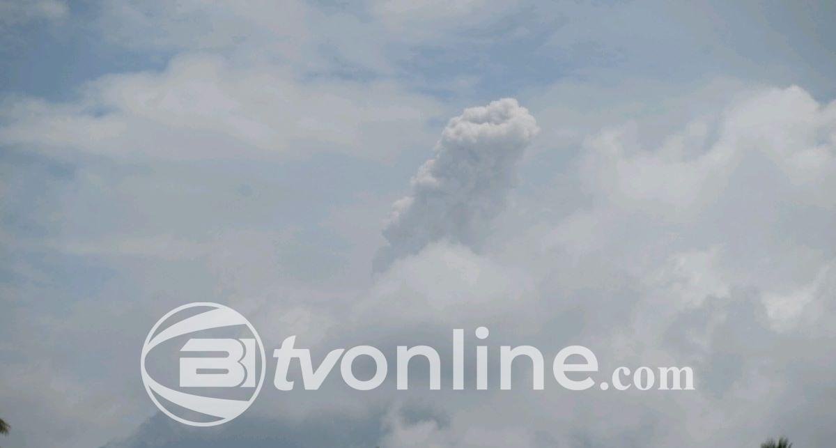 Gunung Ibu Meletus Lagi, Warga Dihimbau Tetap Waspada