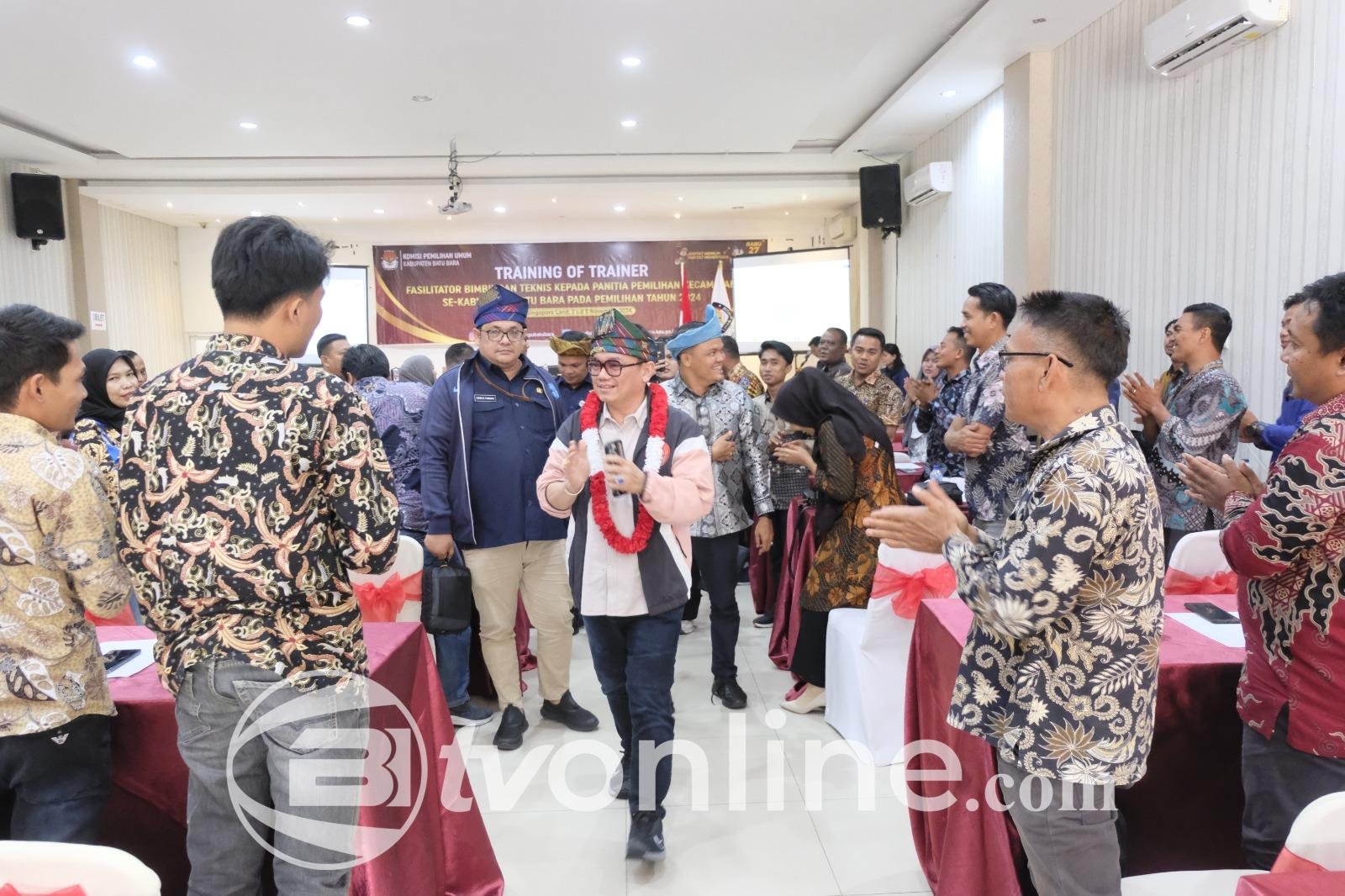 Kunjungan KPU RI: Monitoring Bimtek di Kabupaten Batubara