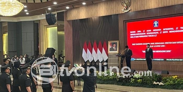 Menteri Hukum Supratman Andi Agtas Lantik 11 Pejabat Pimpinan Tinggi Madya dan 5 Jabatan Fungsional Ahli Utama