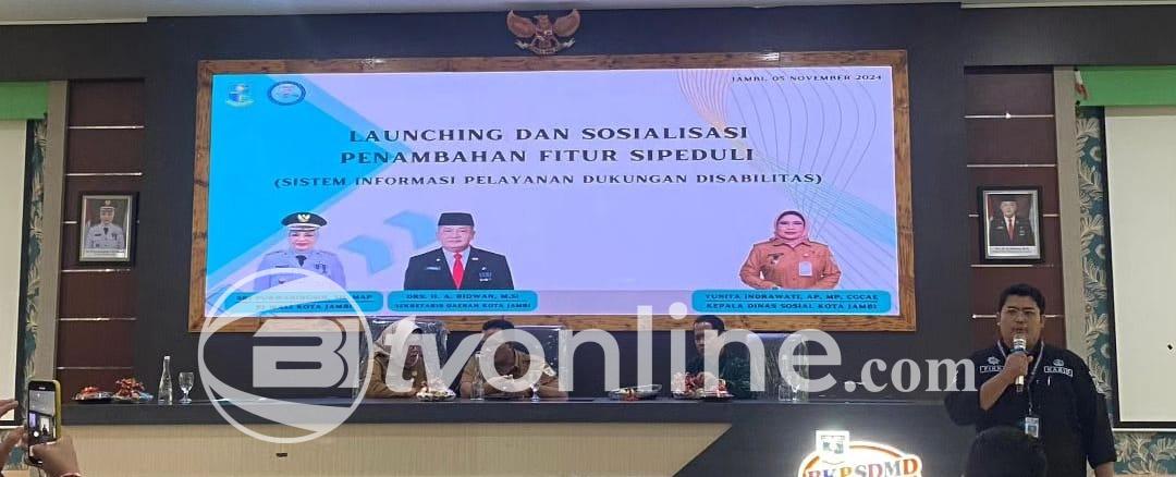 Dinsos Kota Jambi Luncurkan Fitur SIPEDULI Untuk Penyandang Disabilitas