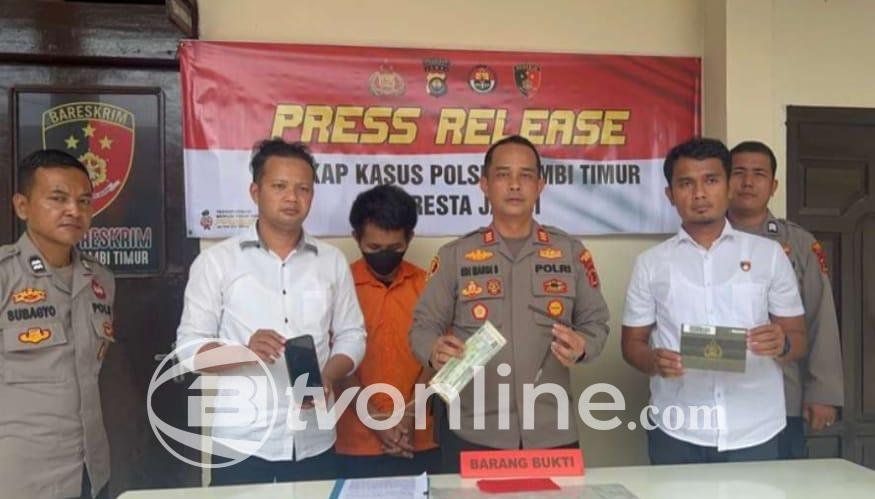 Polsek Jambi Timur Ungkap Kasus Curanmor, Tersangka Ditangkap dan Barang Bukti Disita