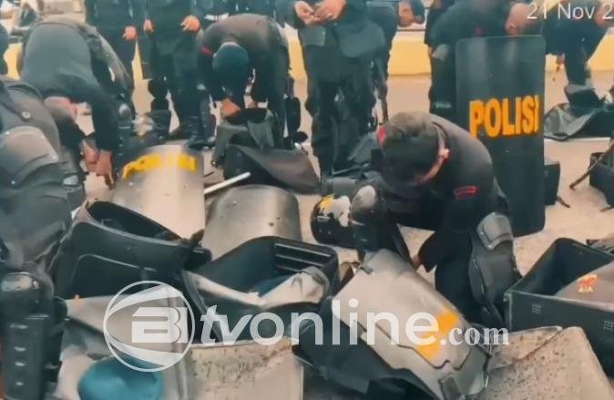 Brimob Polda Sumut Gelar Latihan Penanggulangan Huru-Hara Jelang Pilkada Serentak 2024