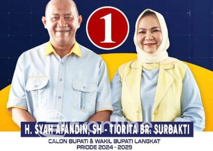 Quick Count Pilkada Langkat 2024: Syah Afandin-Tiorita Br. Surbakti Unggul dengan 55,5% Suara
