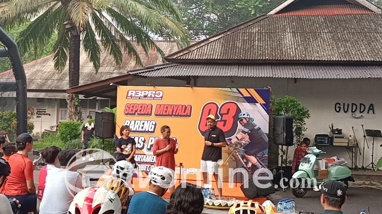 Pramono Anung Gowes dan Dialog Bareng Komunitas Sepeda Jakarta