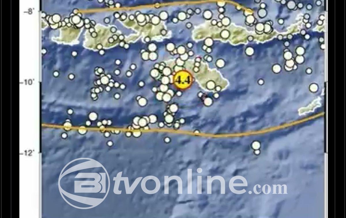 Gempa Berkekuatan Magnitudo 4,4 Guncang Wanokaka, NTT