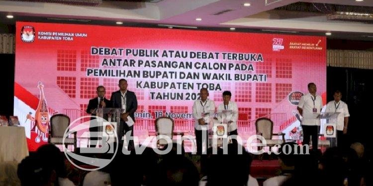 Debat Publik Pilkada Toba 2024: Visi-Misi dan Program Paslon untuk Masa Depan Kabupaten