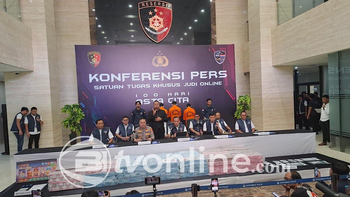 Bareskrim Polri Berhasil Bongkar Judi Online, Kapolri Pastikan Asta Cita Terus Dijalankan