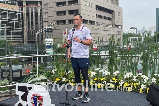 AHY Sambut Positif Pertemuan Prabowo-Jokowi, Sebut Contoh Baik untuk Bangsa