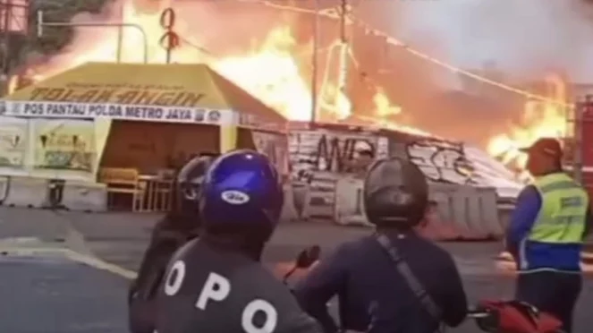 Kebakaran di Kawasan Bekas Gusuran Salemba Jakarta Pusat, Satu Korban Jiwa Tewas Terbakar!