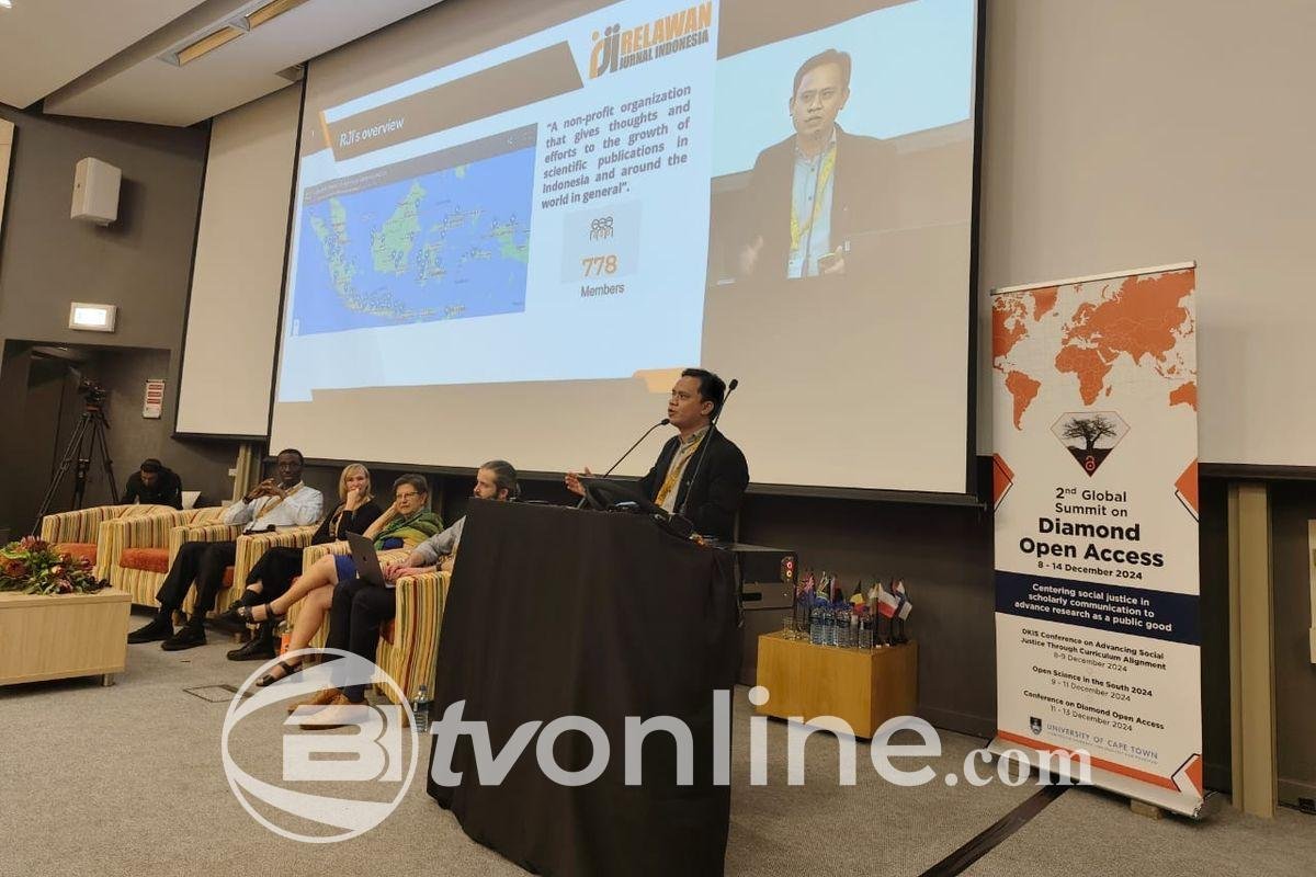 RJI Wakili Indonesia di 2nd Global Summit di Afrika Selatan, Dorong Pengembangan Diamond Open Access